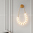 Настенный светильник-подвес с шарами фото 14