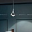 Серия подвесных светильников с глянцевыми коническими плафонами и линзированными светодиодными источниками CAI фото 12