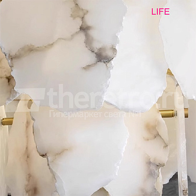 Подвесной рядный светильник Naturays Marble Josiah Alabaster C фото 6