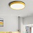 Светодиодные плоские потолочные светильники KIER 30 см  Желтый фото 9