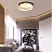 Дизайнерский светодиодный светильник на потолок VIMA 50 см  Черный фото 5