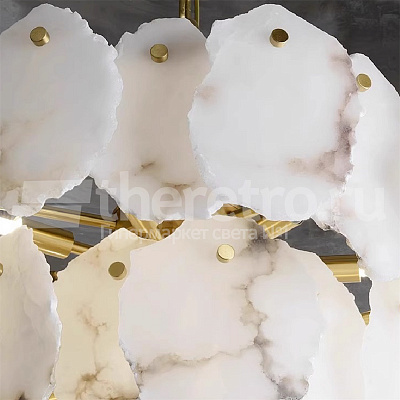 Подвесной однорядный светильник Naturays Marble Josiah Alabaster фото 10
