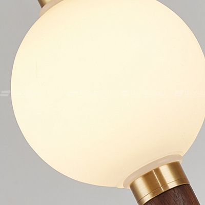 Подвесной светильник Lee Broom Orion Globe wood A  фото 1