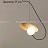 Серия подвесных светильников с белыми шарообразными плафонами на устойчивом проводе с дисковидным абажуром MARGOTT C 25 см  фото 3