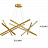 Подвесной светильник Chandelier Мantidel Modern 100 см  Золото фото 5