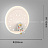 Настенный светодиодный светильник-бра Космонавт-3 Черный фото 3