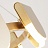 Светодиодная люстра на кольцевом каркасе со струнным подвесом CANTO 12 плафонов Золотой фото 10