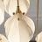 Дизайнерский подвесной светильник с каплевидным плафоном из нефритового фарфора в форме белого бутона LEA фото 7