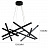 Подвесной светильник Chandelier Мantidel Modern 100 см  Черный фото 6