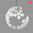 Подвесной светильник Luna Scopas Silver Белый фото 14