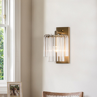 Настенный светильник-бра в стиле постмодерн из стекла MEISE WALL фото 10