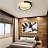 Дизайнерский светодиодный светильник на потолок VIMA 50 см  Черный фото 7