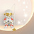 Настенный светодиодный светильник-бра Космонавт-3 Белый фото 10