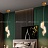 Серия подвесных светодиодных светильников с завитым лентовидным плафоном с точечным паттерном ORNELLA Золотой 2 плафона фото 13