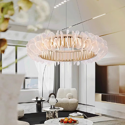 Кольцевые люстры и светильники PETALS RING Два кольца. Combo M+XL фото 11
