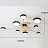 Светодиодная потолочная люстра с элементами из дерева TIDEN 5 плафонов  Белый фото 15