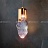 Подвесной светильник в виде комбинации цилиндрического плафона и хрустального рассеивателя в форме неограненного камня BASTIAN фото 9