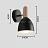 Настенный светильник Vibrosa FR-151 Черный фото 2