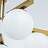 Люстра со стеклянными шарами плафонами в скандинавском стиле VISION 7 плафонов  фото 10