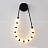 Настенный светильник-подвес с шарами С Черный фото 13