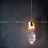 Подвесной светильник в виде комбинации цилиндрического плафона и хрустального рассеивателя в форме неограненного камня BASTIAN фото 5