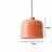 Серия подвесных светильников со скругленными цилиндрическими плафонами в коническом деревянном держателе FINA A оранж фото 3
