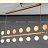 Реечный светильник с шарообразными стеклянными плафонами и металлическими дисками SANTA LONG фото 7