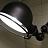 Industrial Retro Wall Lamp Черный фото 2