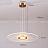 Серия подвесных светодиодных светильников с прозрачным рассеивателем дисковидной формы и круглым центровым плафоном IVARA C фото 3